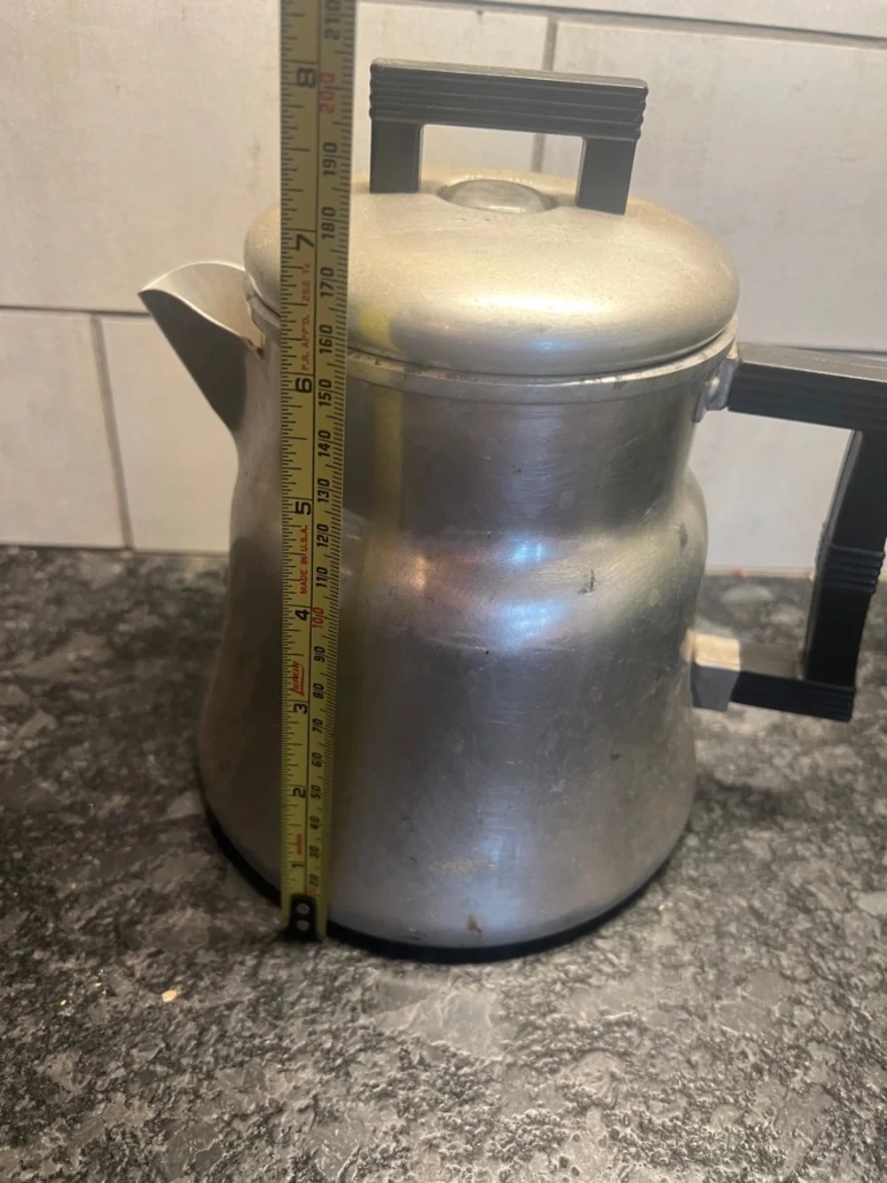 Wear Ever Aluminum Coffee Percolator with Black Handle PERFECT FOR CAMPING